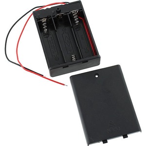 3 x AA Battery Holder with Switch and Leads - 4.5V Photo 1