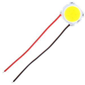 3W COB Sun-Spectrum Light Chip - 20 mm diameter 9-12V Photo 1