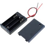 3 x AAA Battery Holder with Cover and Switch - 4.5V.
