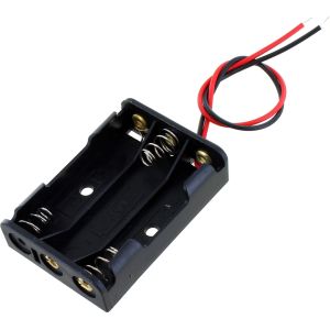 3 x AAA Battery Holder with Wire Leads - 4.5V Photo 1
