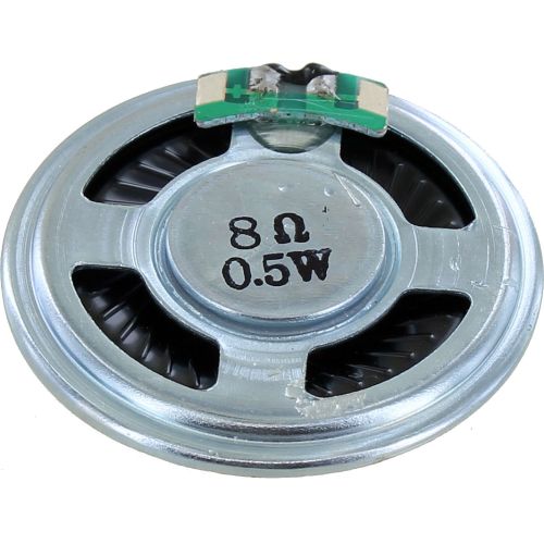 40mm Flat Speaker - 8 ohm 0.5 W photo 2