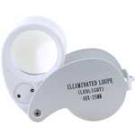 40X Magnifier Loupe with LED Light.