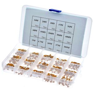 450 Ceramic Capacitors Assortment Set for DIY Electronics Photo 1