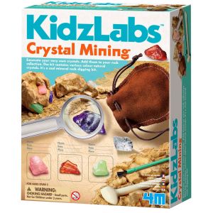 Photo of the 4M KidzLabs Crystal Mining Kit