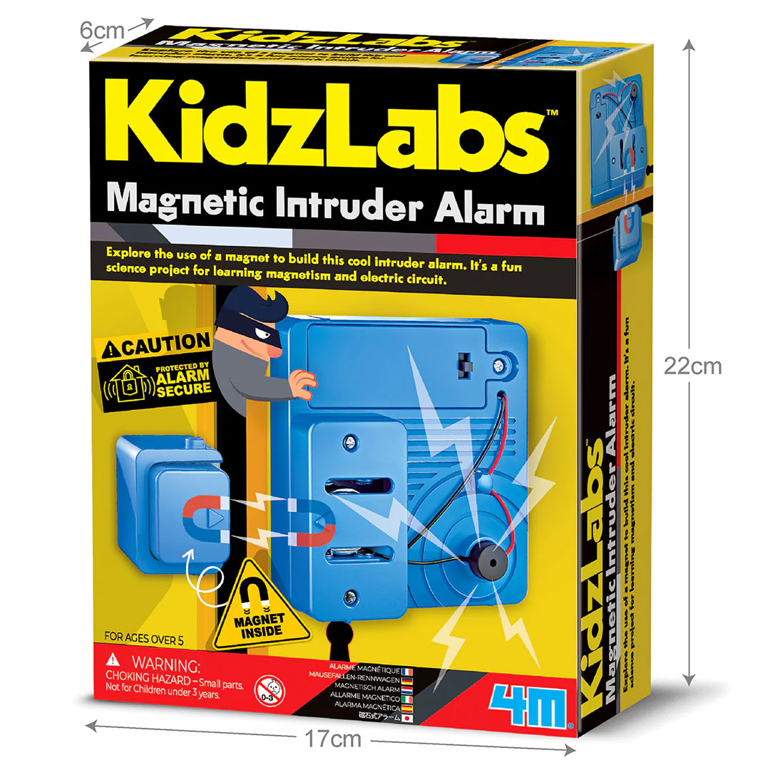 4M KidzLabs Magnetic Intruder Alarm Kit - Image two