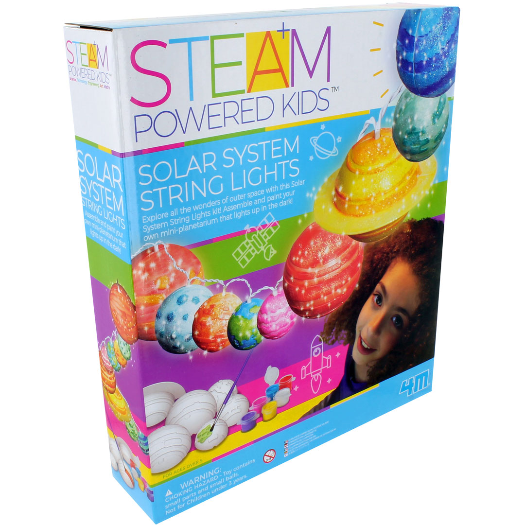 4M STEAM Solar System String Lights Kit - Image one
