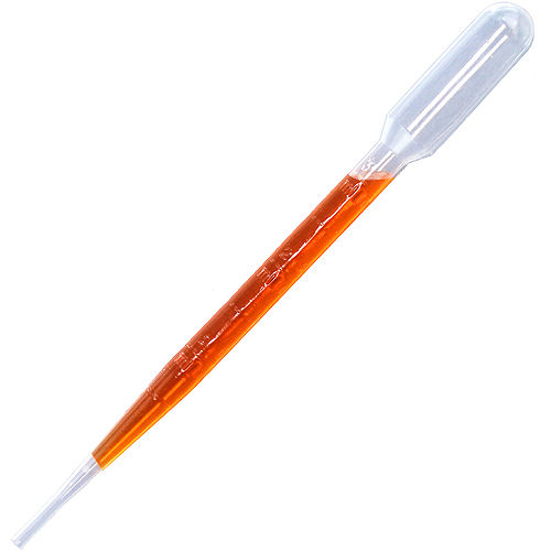 500 Plastic Pipettes - Graduated 3ml - Image one