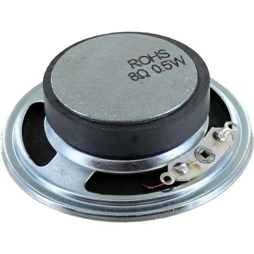 50mm Hobby Speaker - 8 ohm 0.5 W photo 2