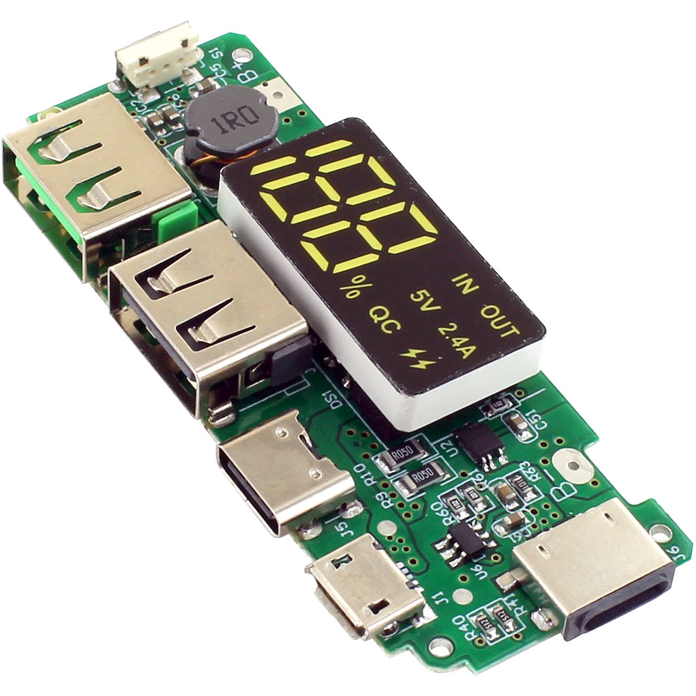 5A 2.4A PowerBank Lithium 18650 Charging Module - Image one