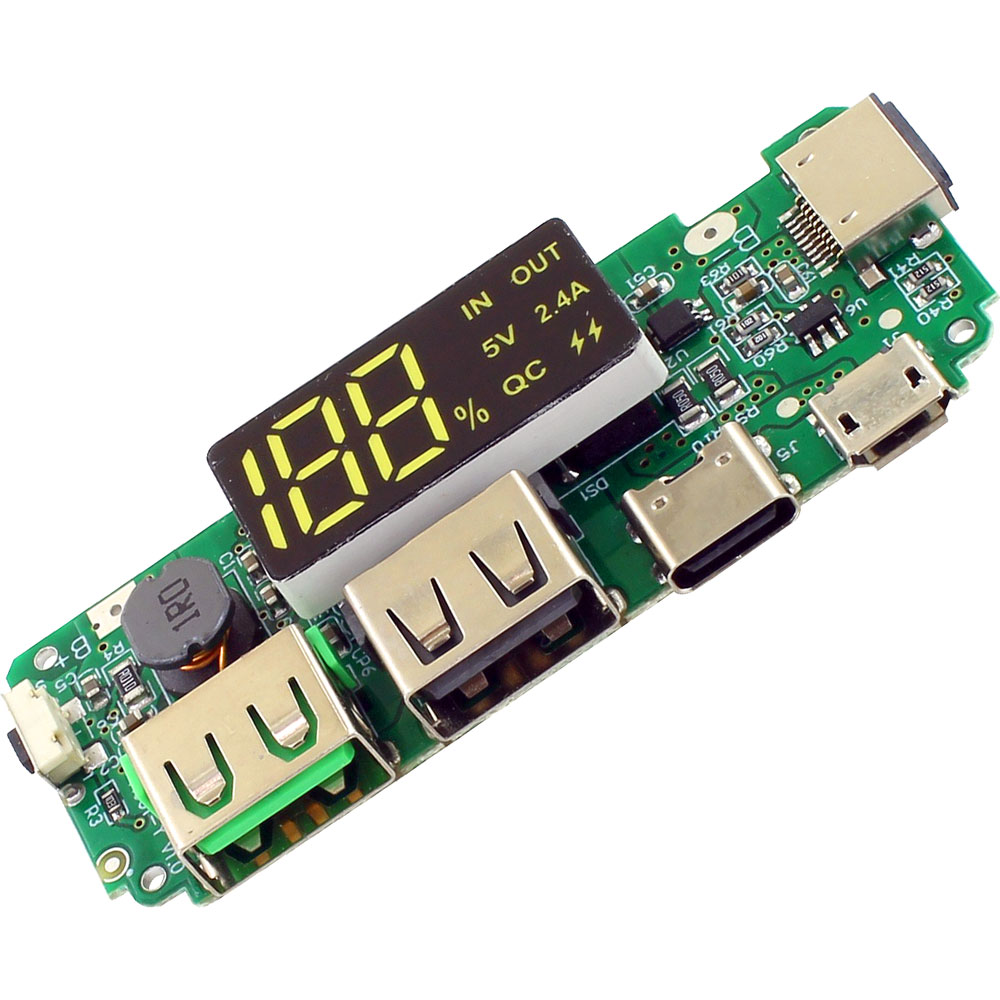 5A 2.4A PowerBank Lithium 18650 Charging Module - Image three