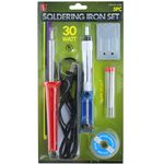 Photo of the: 5pc 30W Soldering Iron Kit - Lead-Free UL Approved