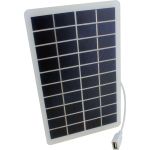 5W USB Solar Panel Phone Battery Charger.