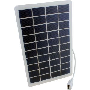 5W USB Solar Panel Phone Battery Charger - Image One
