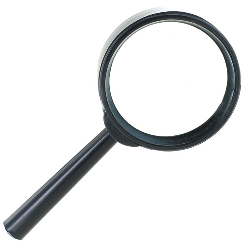5X Glass Lens Magnifying Glass - 2-inch diameter - Image one