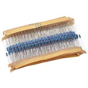 600 Resistors Assortment Set for DIY Electronics - 1/4W Photo 1