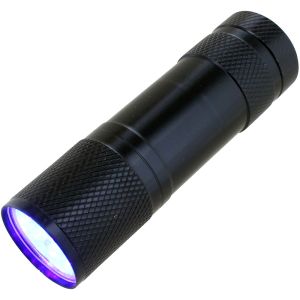 9 LED UV Blacklight Flashlight - 395nm - Image One