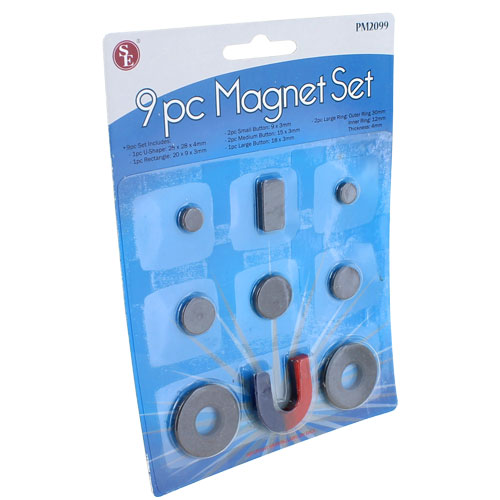 9Pc Ceramic Magnet Set - Image one