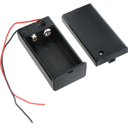 9V Battery Holder with Switch and Leads - Image one