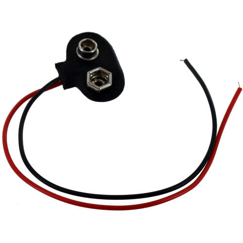 9V Battery Snap Connector with Leads - Image one
