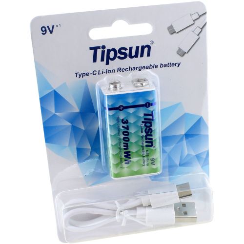 USB Rechargeable Lithium-Ion 9V Battery with Cable photo 3