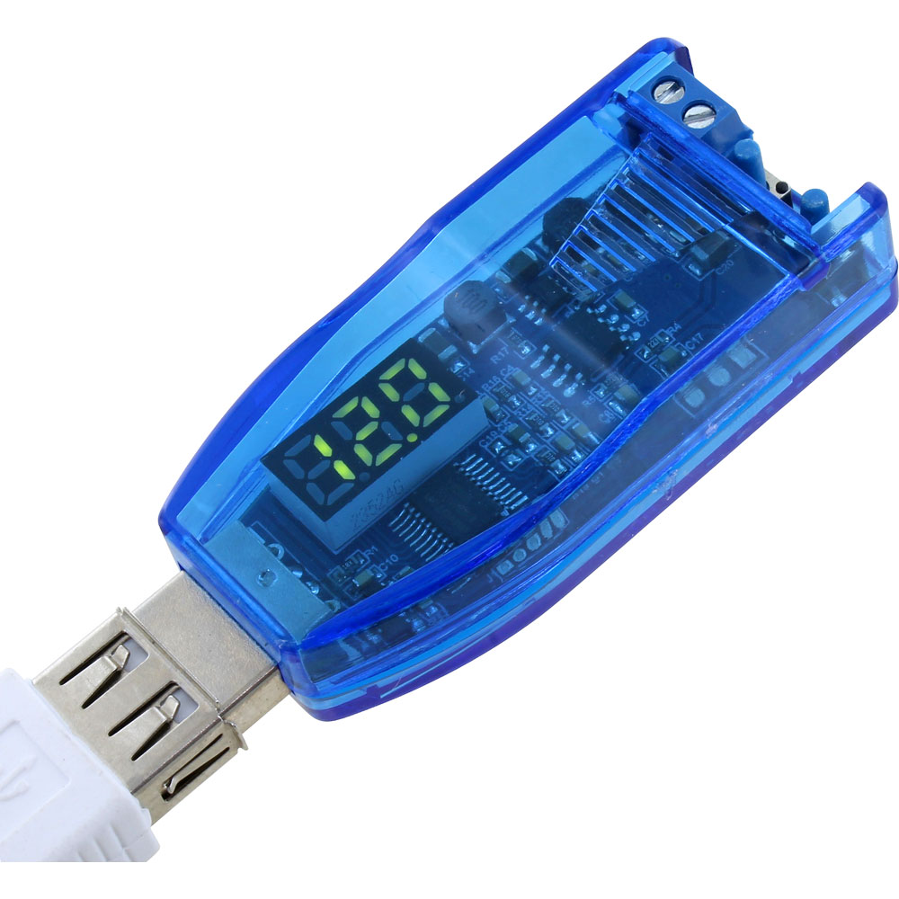 Mini Adjustable Digital USB Power Supply - 1V-24V 3W - Image two