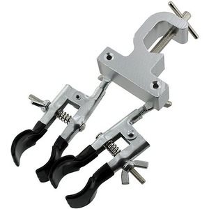 Photo of the Adjustable Double Burette Clamp