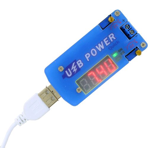 Adjustable USB Power Supply - DP2F - 0.5V to 30V 2A photo 2