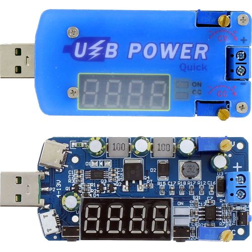 Adjustable USB Power Supply - DP2F - 0.5V to 30V 2A photo 3