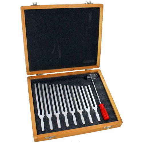 Aluminum Tuning Forks - Set of 8 - Image two