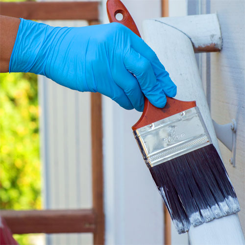 AMMEX X3D Blue Nitrile Industrial Latex-Free Disposable Gloves - Box of 200 - Image two