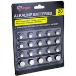 Photo of the: Alkaline Button Cell Watch Batteries Assortment - set of 20