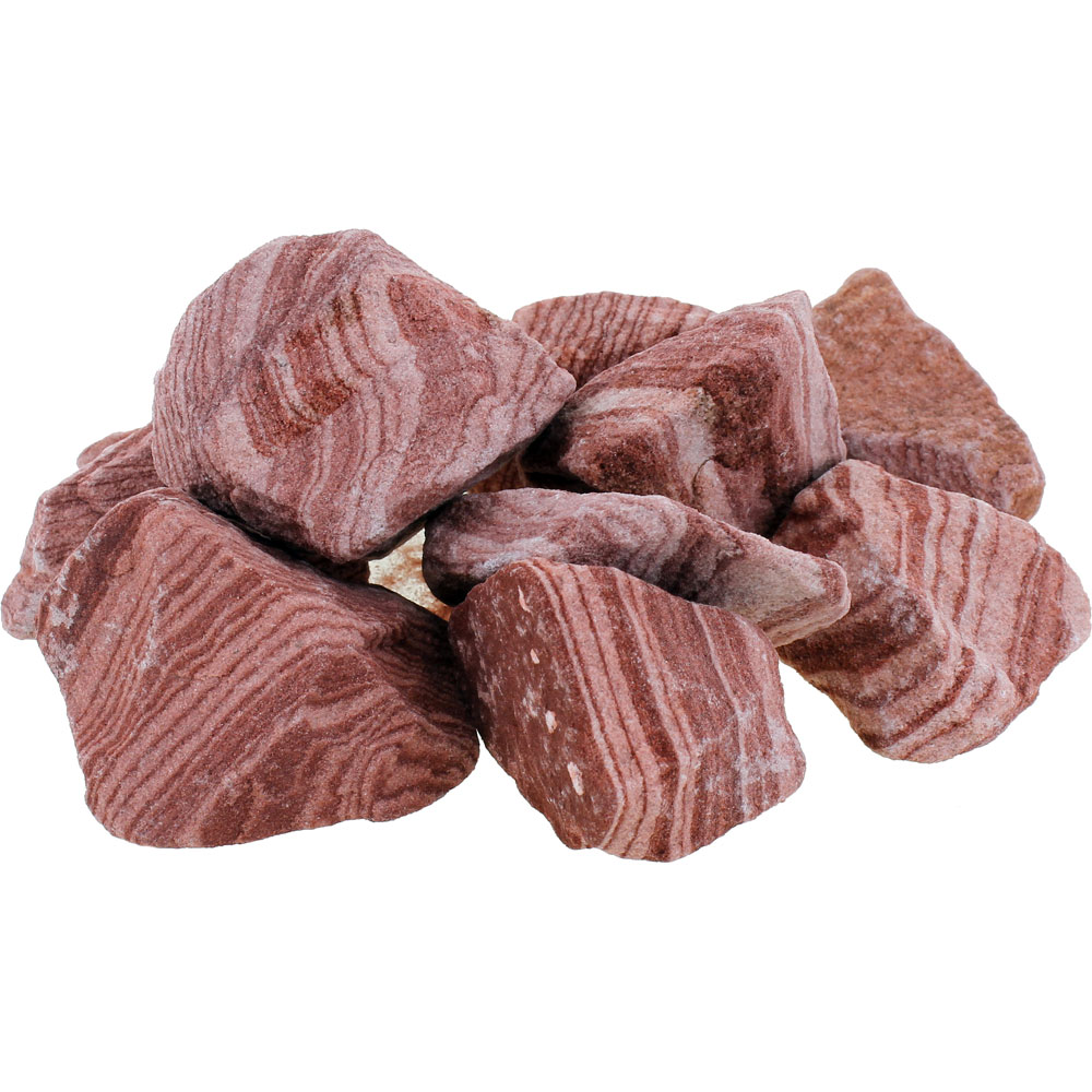 Banded Sandstone Chunks - Pack of 10 - Image one