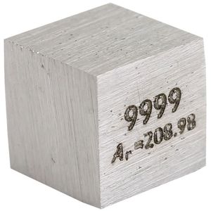 Bismuth Metal Cube - 10mm 99.95 Pure  Photo 2