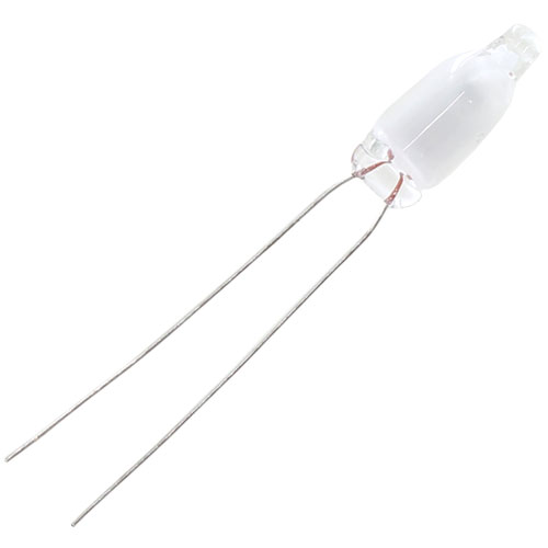 Blue Neon Bulb - 6mm x 16mm - for Electro-Static Experiments - Image one