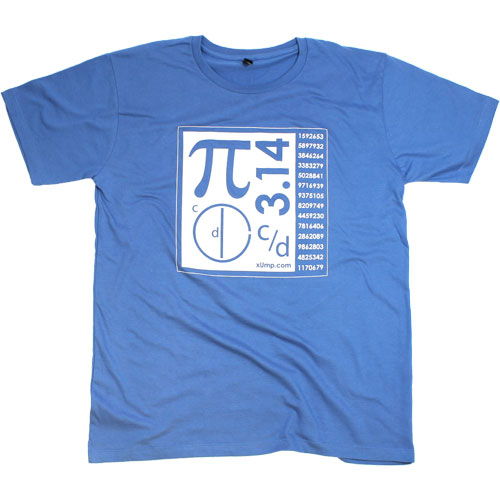 Blue Pi Math T-Shirt - Image one