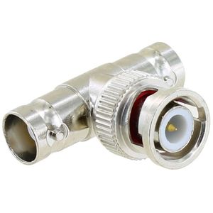 Photo of the BNC Male to Dual BNC Female T-Adapter
