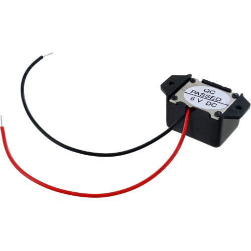 6V Piezo Buzzer with Leads 400Hz for Morse Code Circuits photo 2