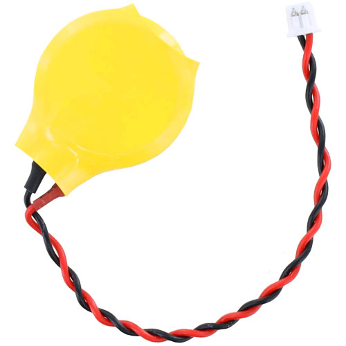 Reverse Polarity MOLEX Connector CR2032 Battery with Wire Leads (CMOS) - Image one