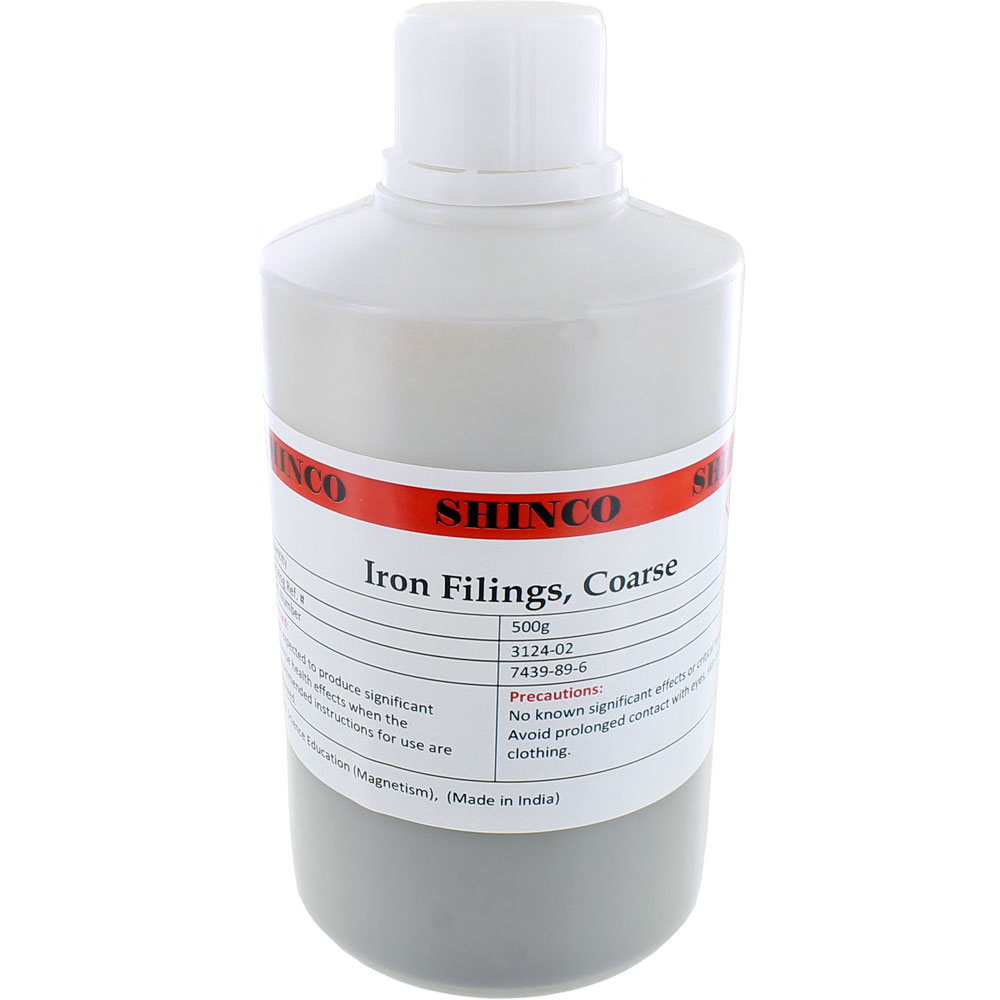 Coarse Iron Filings - 500g bottle - Image one