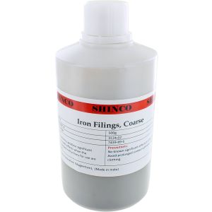 Coarse Iron Filings - 500g bottle Photo 1