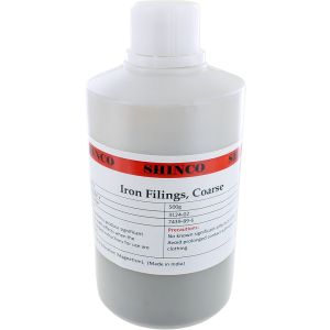 Coarse Iron Filings - 500g bottle - Image One