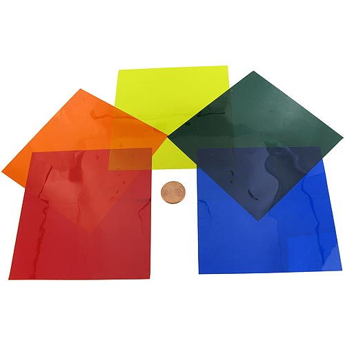 Color Optical Filters - Gelatin - Pack of 5 - Image one