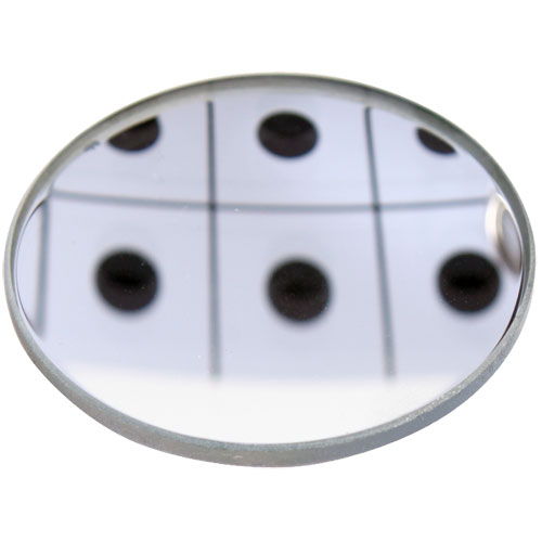 Concave Glass Mirror - 3 inch - Image one