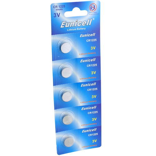 CR1225 Lithium Battery - 5 pack - Image one