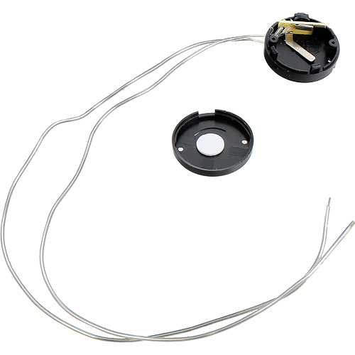 2 x CR2032 Battery Holder Round Black with Switch - Image two