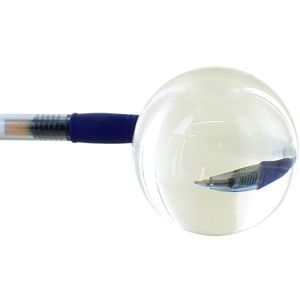 Crystal Glass Sphere - 80mm diameter Photo 2