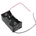 Photo of the: D Battery Holder with Leads - 1.5V