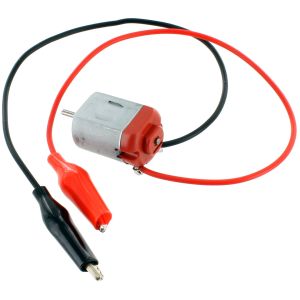 DC Motor 130 1.5V-6V with Alligator Clips Wire Leads Photo 2