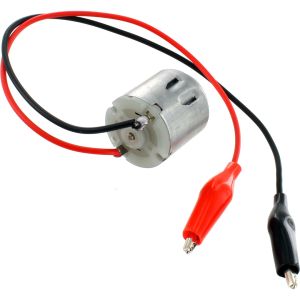 DC Motor 260 1.5V-6V with Alligator Clips Wire Leads Photo 2