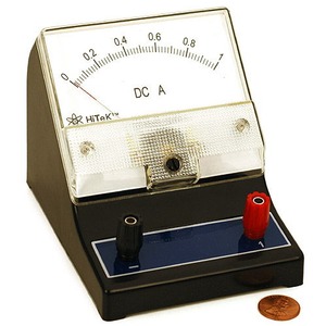 Photo of the Analog DC AmpMeter 0-1A